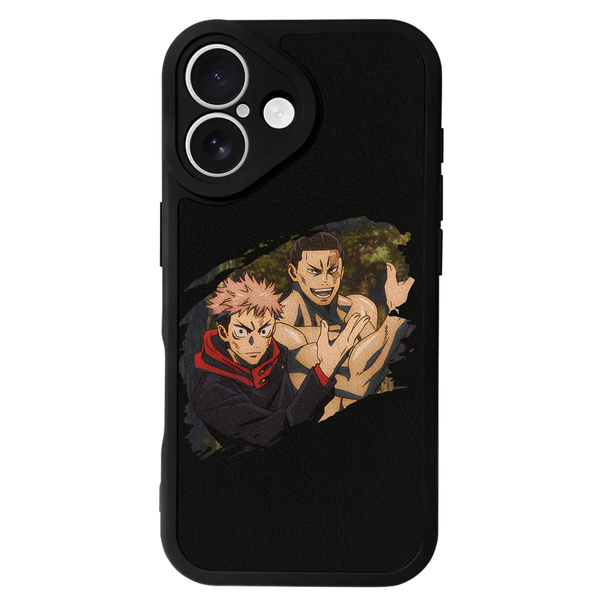 呪術廻戦 グッズ,東堂 葵 - IPhone 16シリーズ対応 ・ シリコンスマホケース ・ レザー調 ・ 高精度フィット ・ 耐衝撃 ・ ワイヤレス充電対応 ・ 精密カット